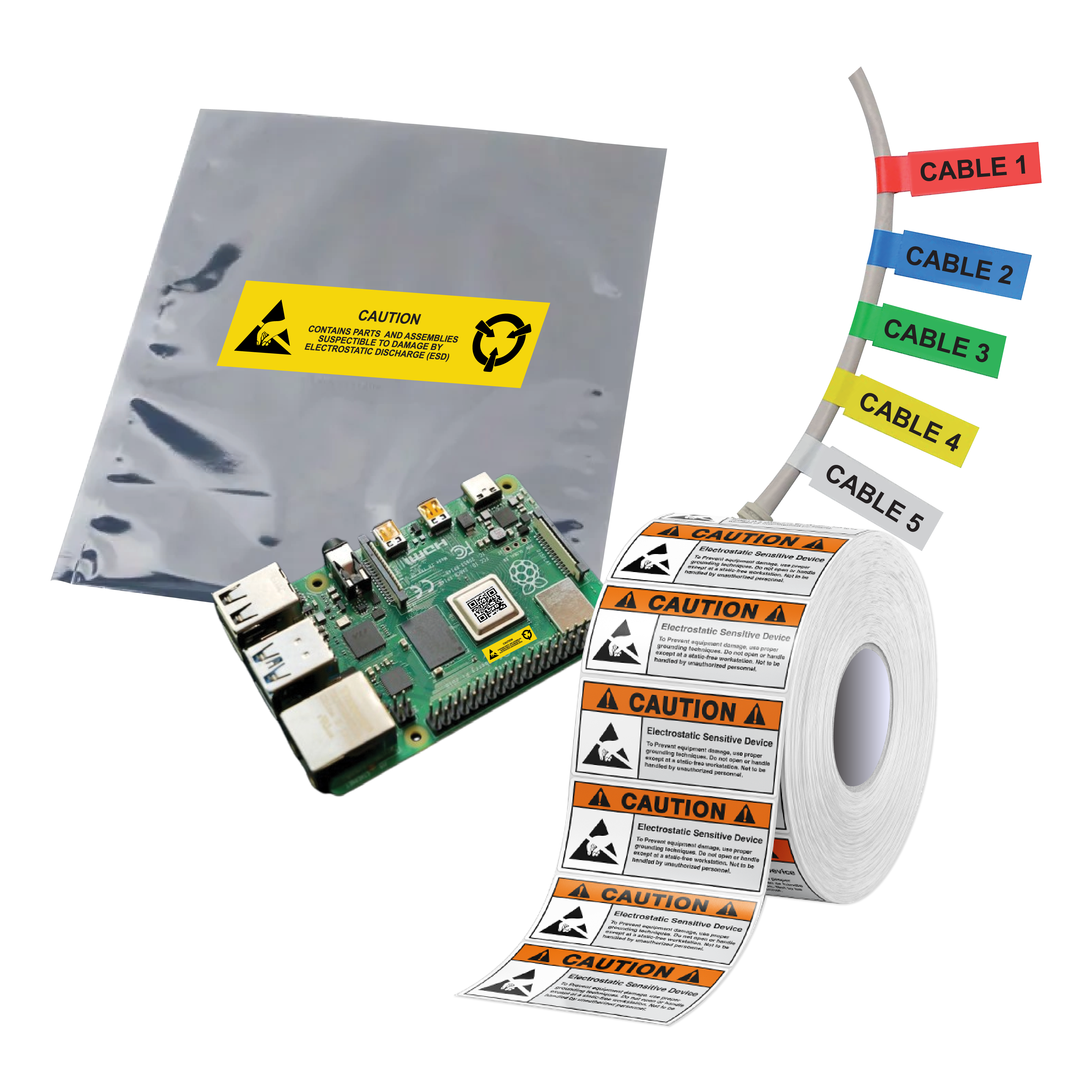 High Temperature Polyimide Labels
