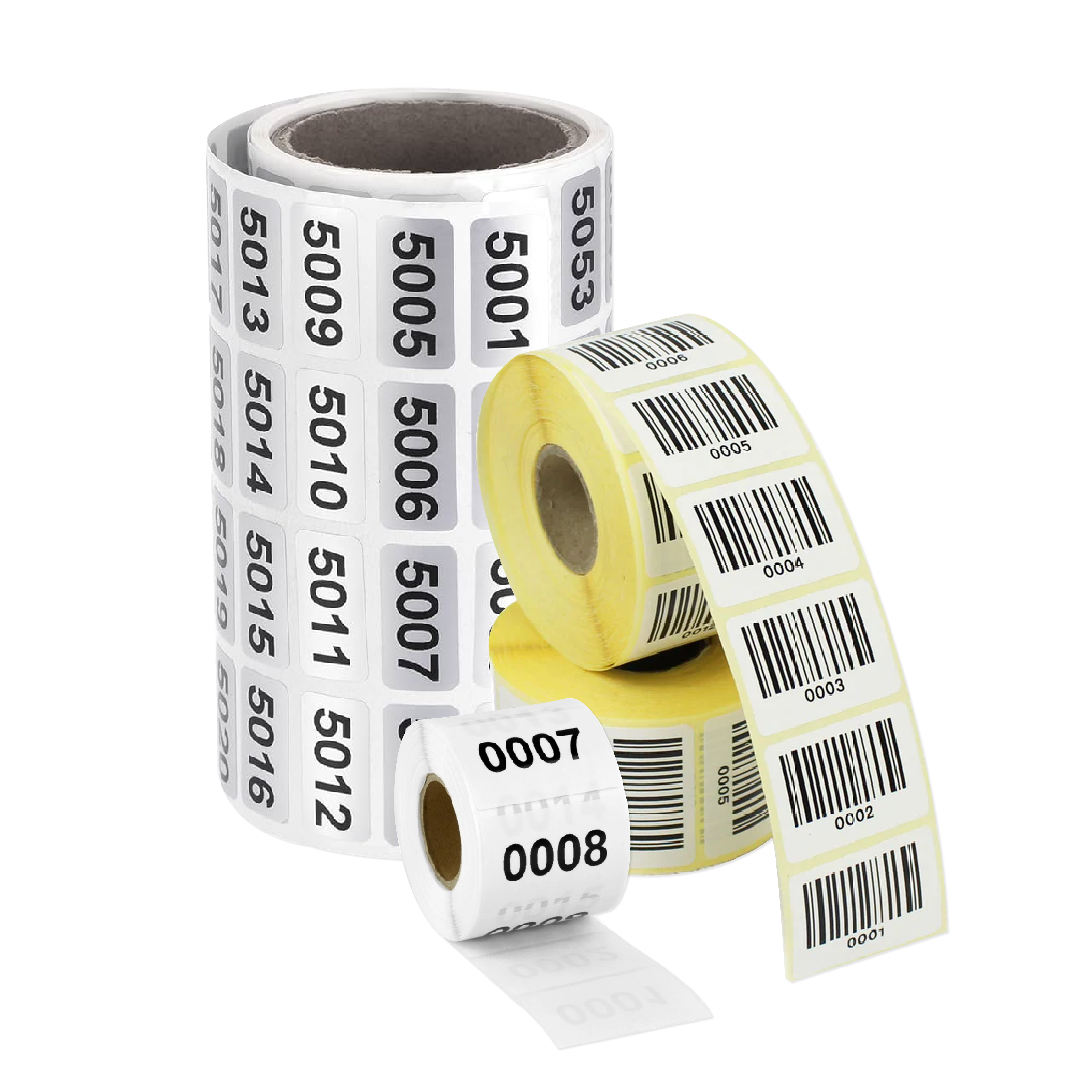 Pre-Print Serial Number Labels