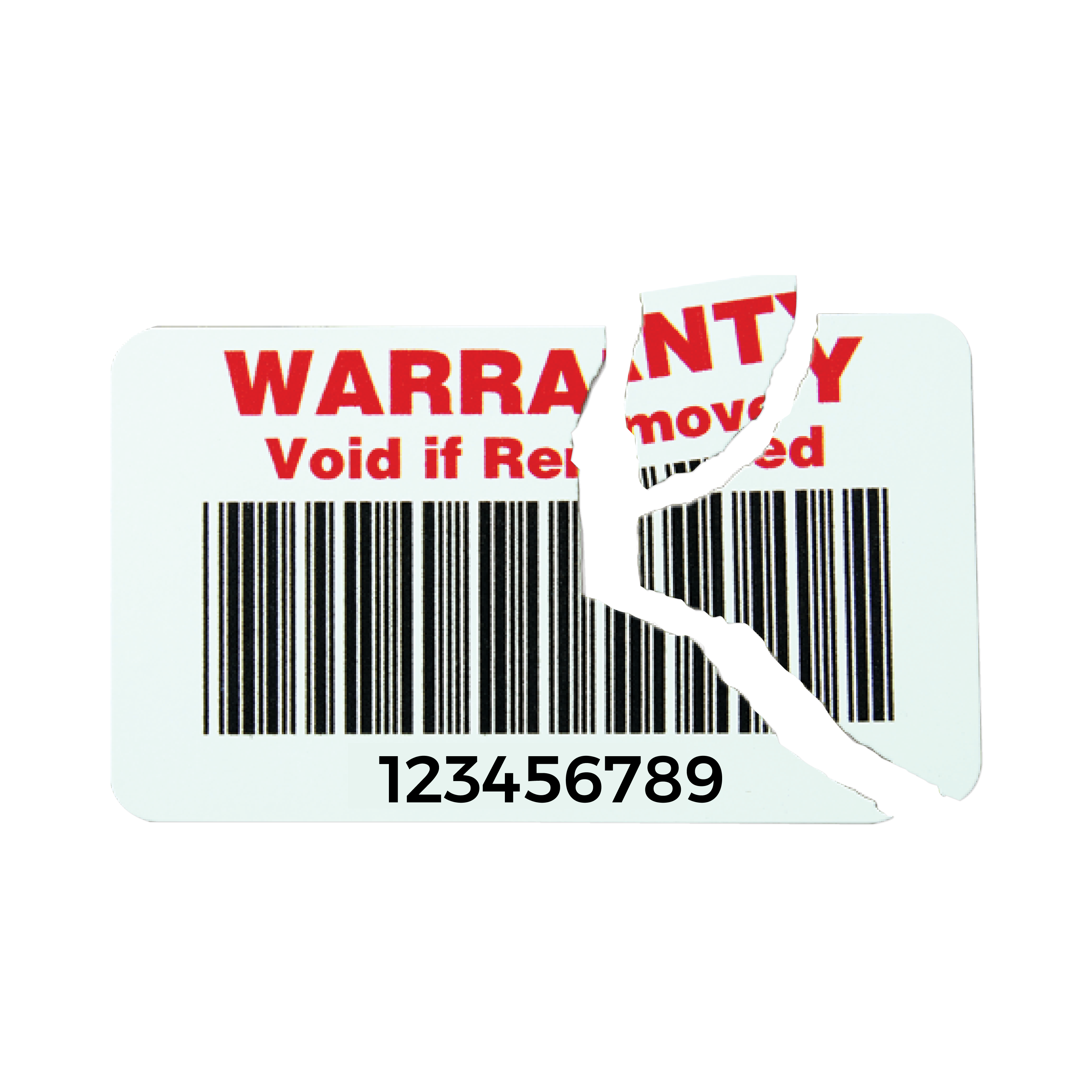 Destructive Vinyl Labels