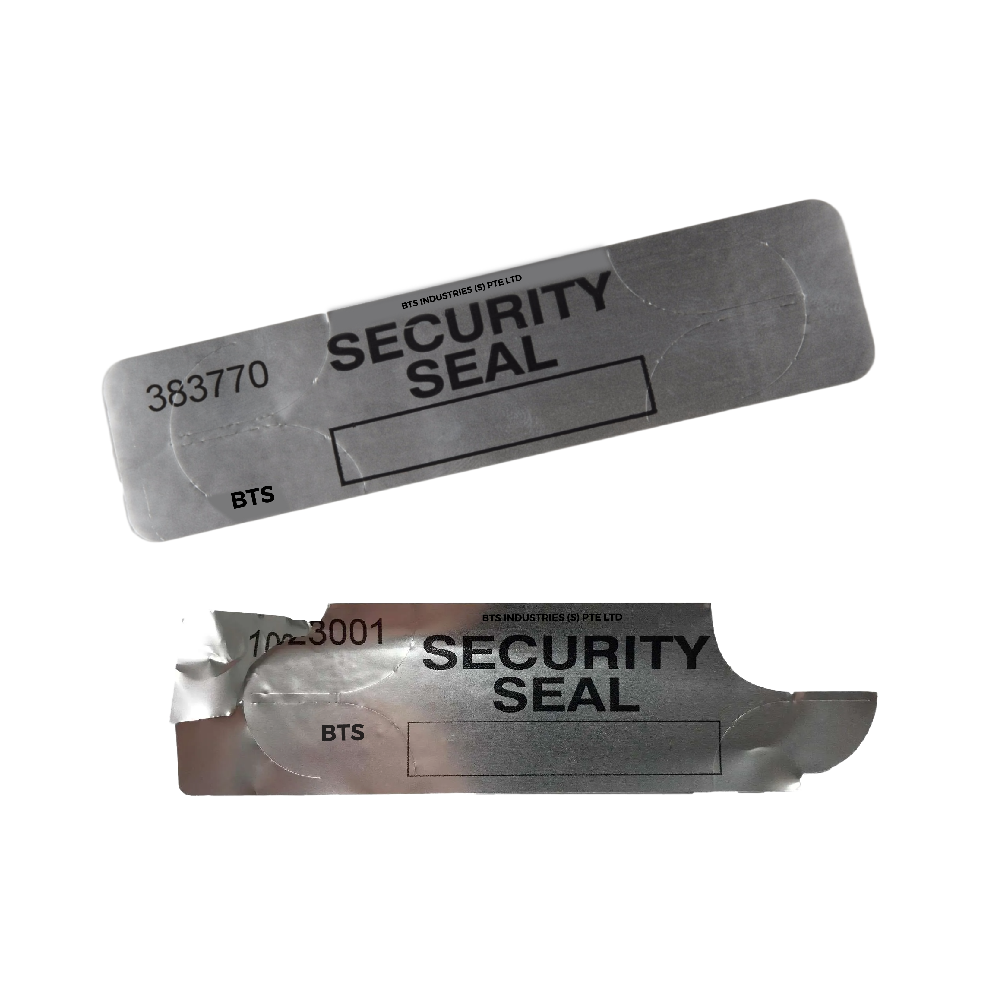 Security Cut Labels